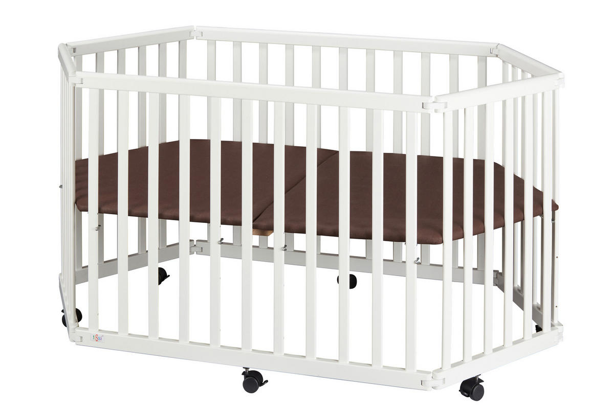 LAUFGITTER Lies 86/138/75 cm  - Weiß, Basics, Holz (86/138/75cm) - tiSsi