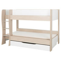 ETAGENBETT - Eichefarben, MODERN, Holzwerkstoff (90/200cm) - MID.YOU
