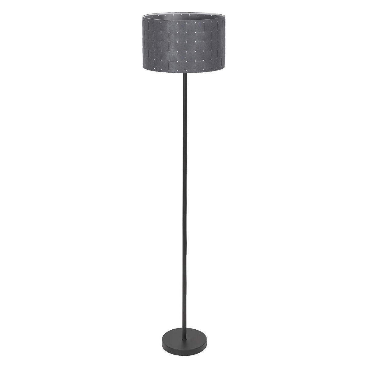 STEHLEUCHTE Modern 35/156 cm    - Dunkelgrau, Basics, Naturmaterialien/Metall (35/156cm) - Osram