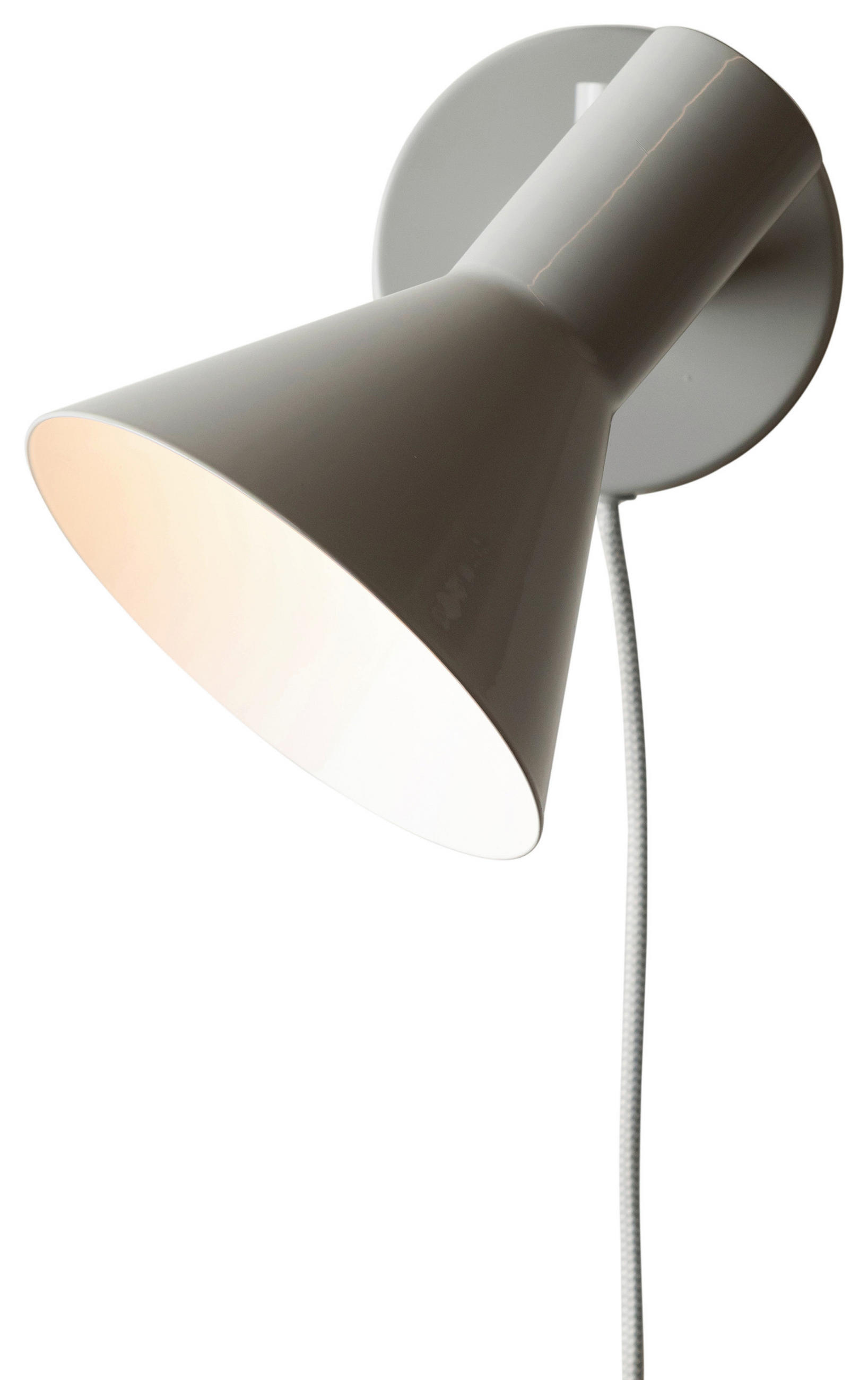 WANDLEUCHTE - Hellgrau, Design, Metall (31/15/20cm) - It's about Romi