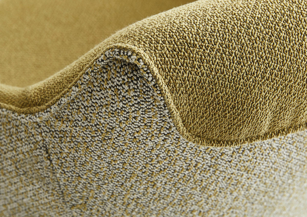ECKBANK in Holz, Textil Grün, Eichefarben, Hellgrün  - Eichefarben/Hellgrün, Design, Holz/Textil (237/162cm) - Koinor
