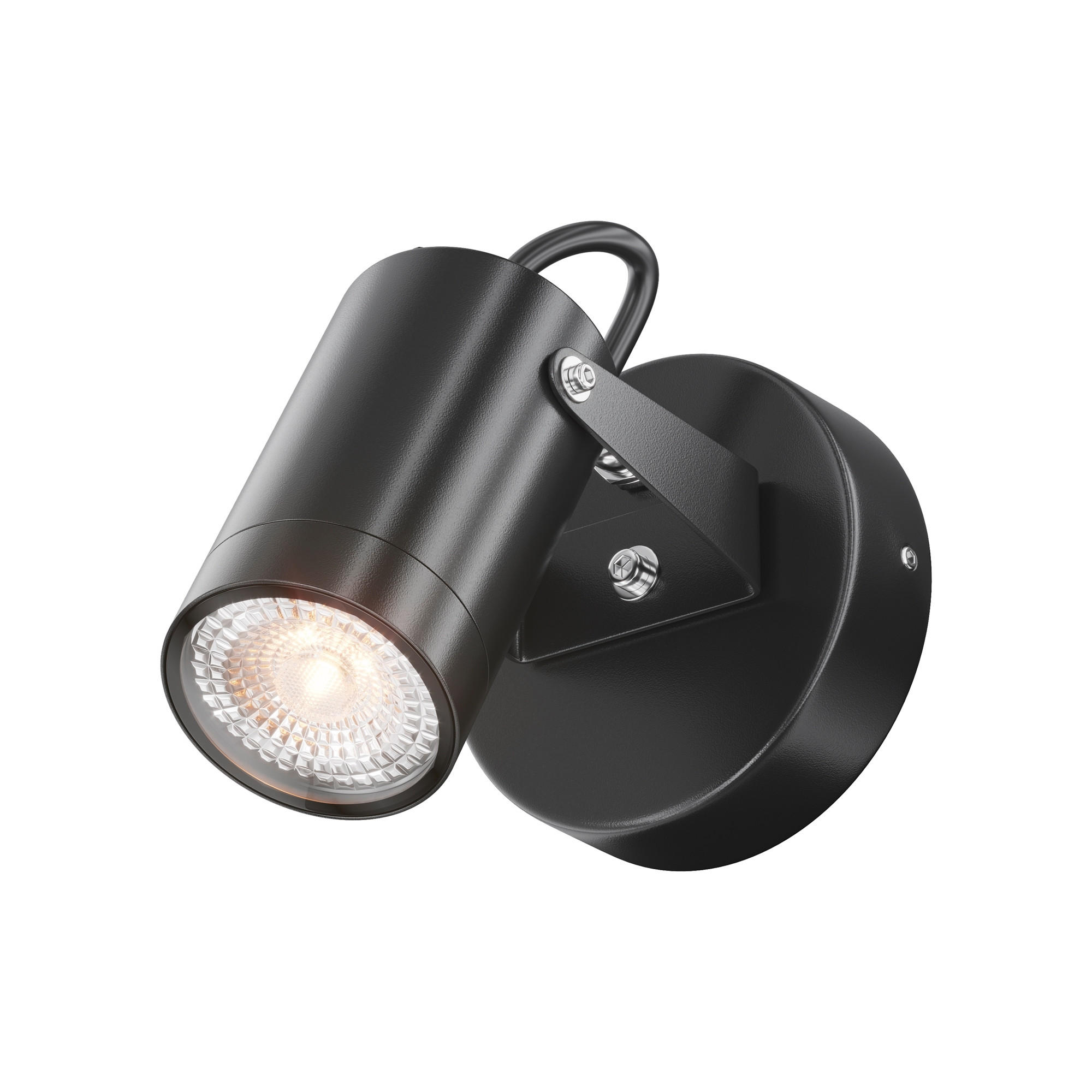 AUßENWANDLEUCHTE Outdoor 5,6/9,5 cm   - Schwarz, Trend, Metall (5,6/9,5cm) - MAYTONI
