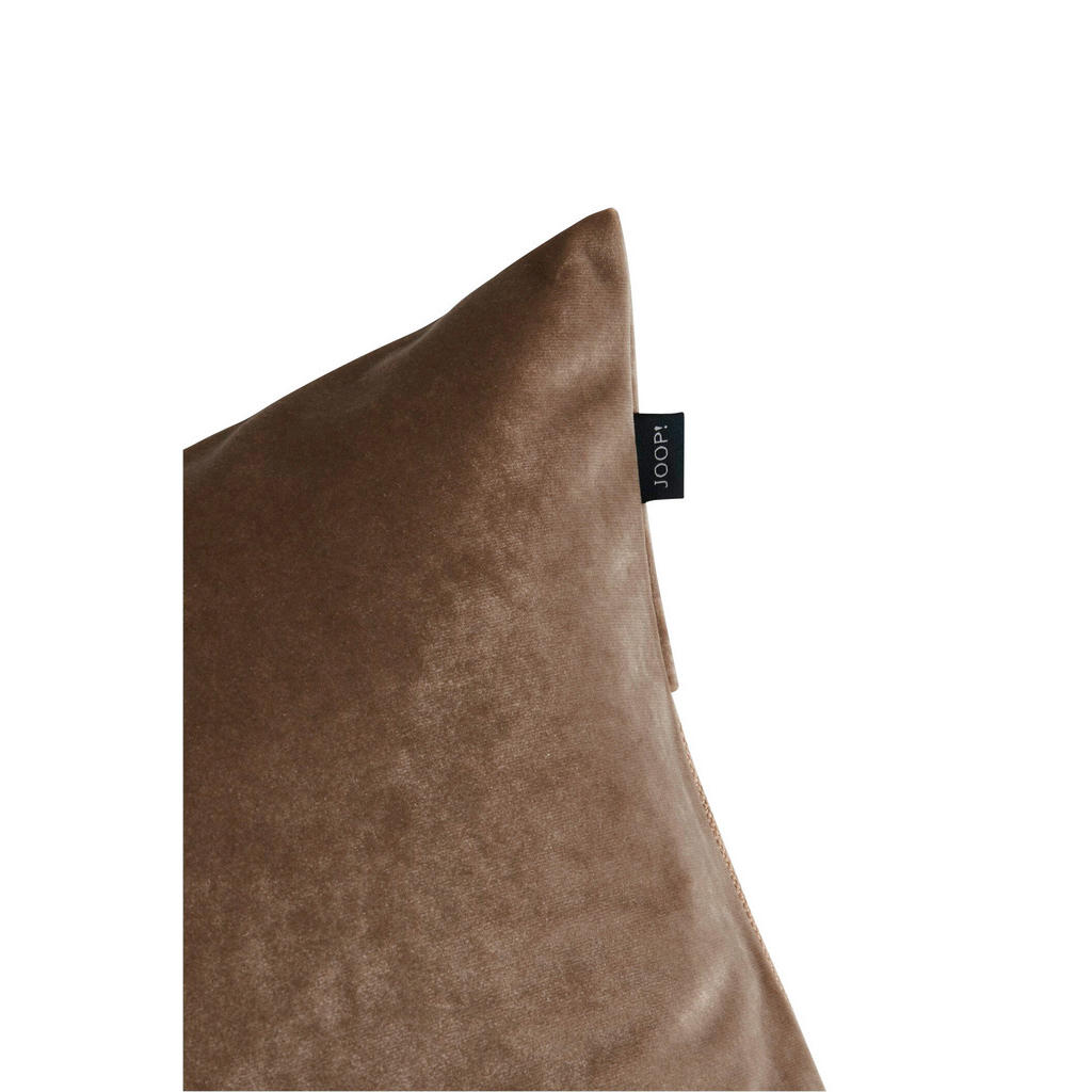 Thumbnail - Joop! Kissenhülle J!Split nude, Cognac, Textil, Uni, 50x50 cm, hochwertige Qualität, Wohntextilien, Bezüge, Kissenbezüge