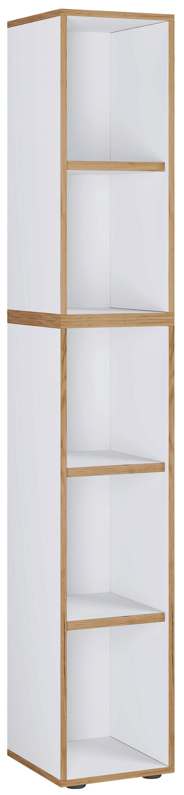AKTENREGAL 30/183/33 cm  - Honigeiche/Schwarz, Design, Holzwerkstoff (30/183/33cm) - MID.YOU