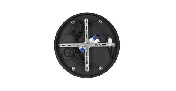 LED-HÄNGELEUCHTE 47/150 cm - Schwarz/Weiß, Trend, Kunststoff/Metall (47/150cm) - Novel
