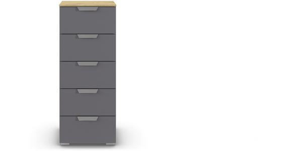 KOMMODE  in 40/100/42 cm  - Chromfarben/Dunkelgrau, Design, Holzwerkstoff/Metall (40/100/42cm) - Carryhome