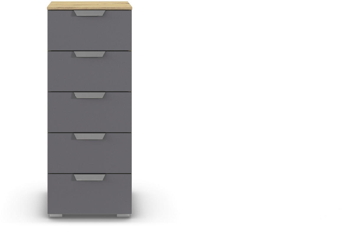 KOMMODE  in 40/100/35 cm  - Chromfarben/Dunkelgrau, Design, Holzwerkstoff/Metall (40/100/35cm) - Carryhome