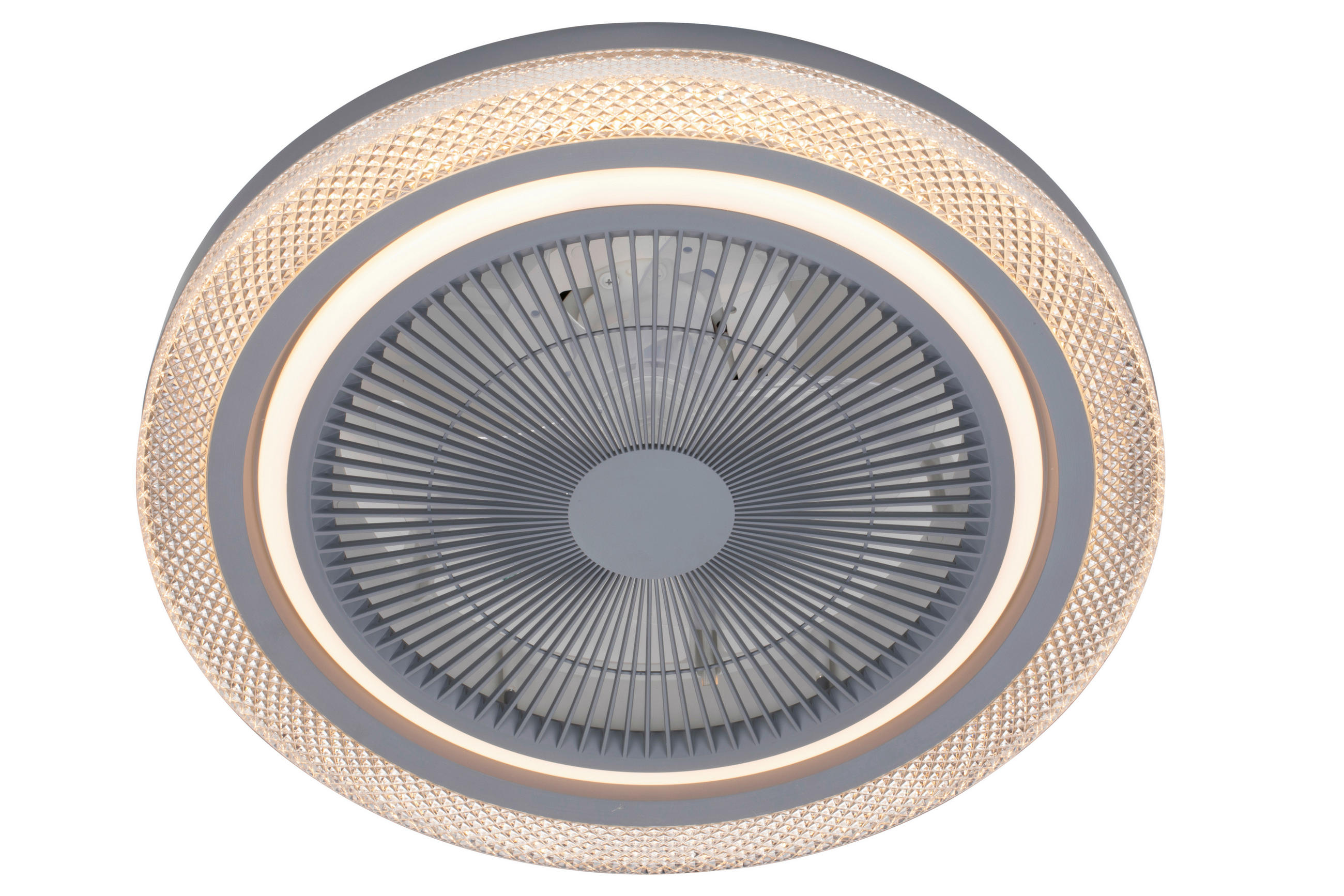 Thumbnail - Mican Deckenleuchte, Metall, Kunststoff, F, 20 cm, RoHS, CE, Fernbedienung, Sommerbetrieb, Winterbetrieb, Farbtemperatur...