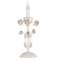 TISCHLEUCHTE 20/20/40 cm   - Perlmutt/Weiß, KONVENTIONELL, Kunststoff/Metall (20/20/40cm)