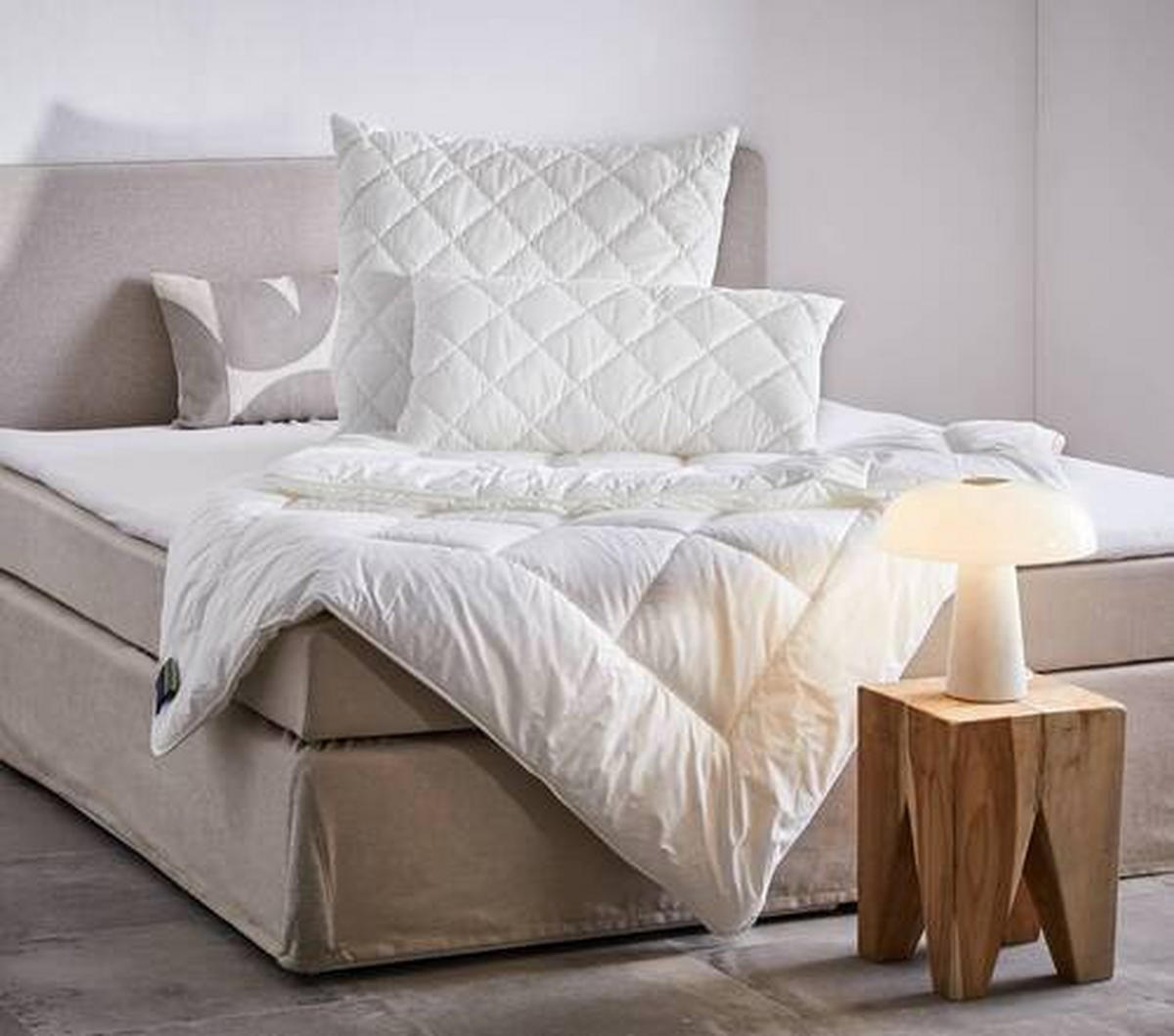 ZIMSKA ODEJA ALCANDO DUO 200/200 cm  - bela, Konvencionalno, tekstil (200/200cm) - Billerbeck