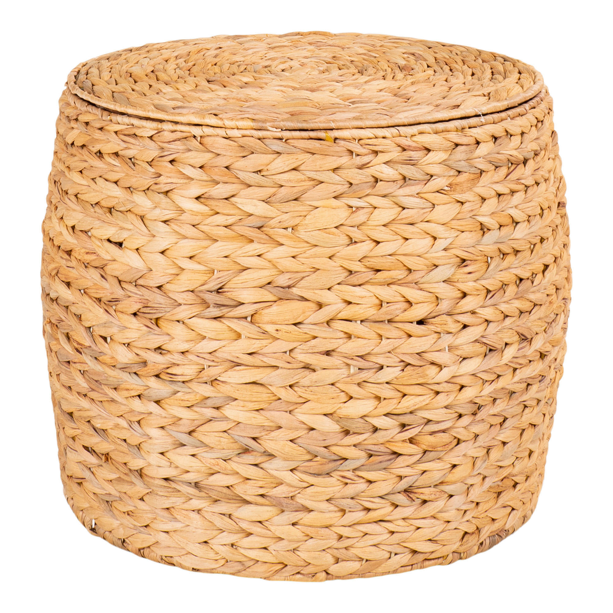 BEISTELLTISCH Wasserhyazinthe Hellbraun  - Hellbraun, Design, Holz (43/34/43cm)