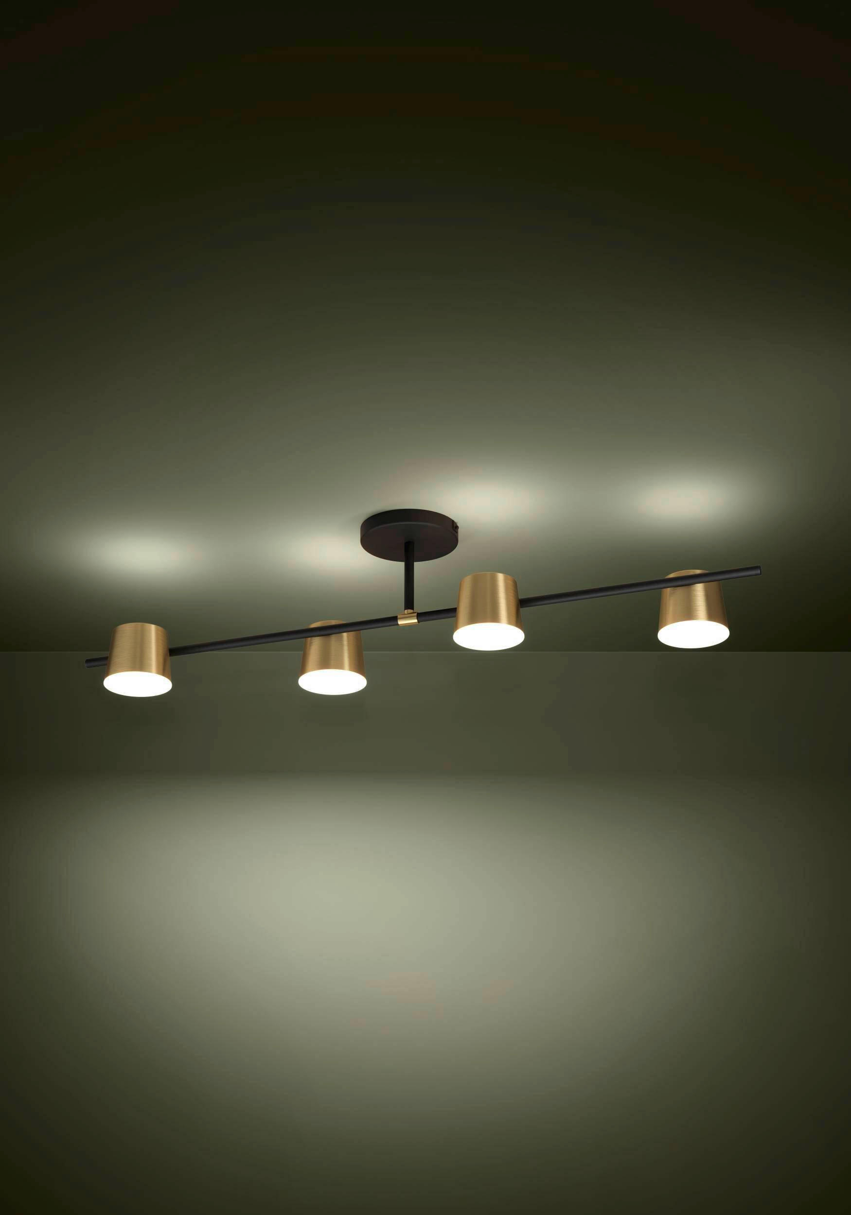PROIECTOR LED - alb/negru, Design, plastic/metal (115,5/21/23,5cm)