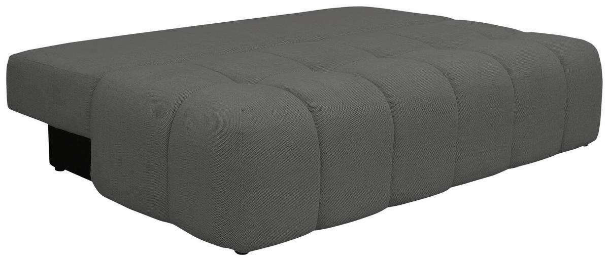 BOXSPRINGSOFA in Chenille Anthrazit  - Anthrazit/Schwarz, MODERN, Kunststoff/Textil (210/72/105cm) - Cantus