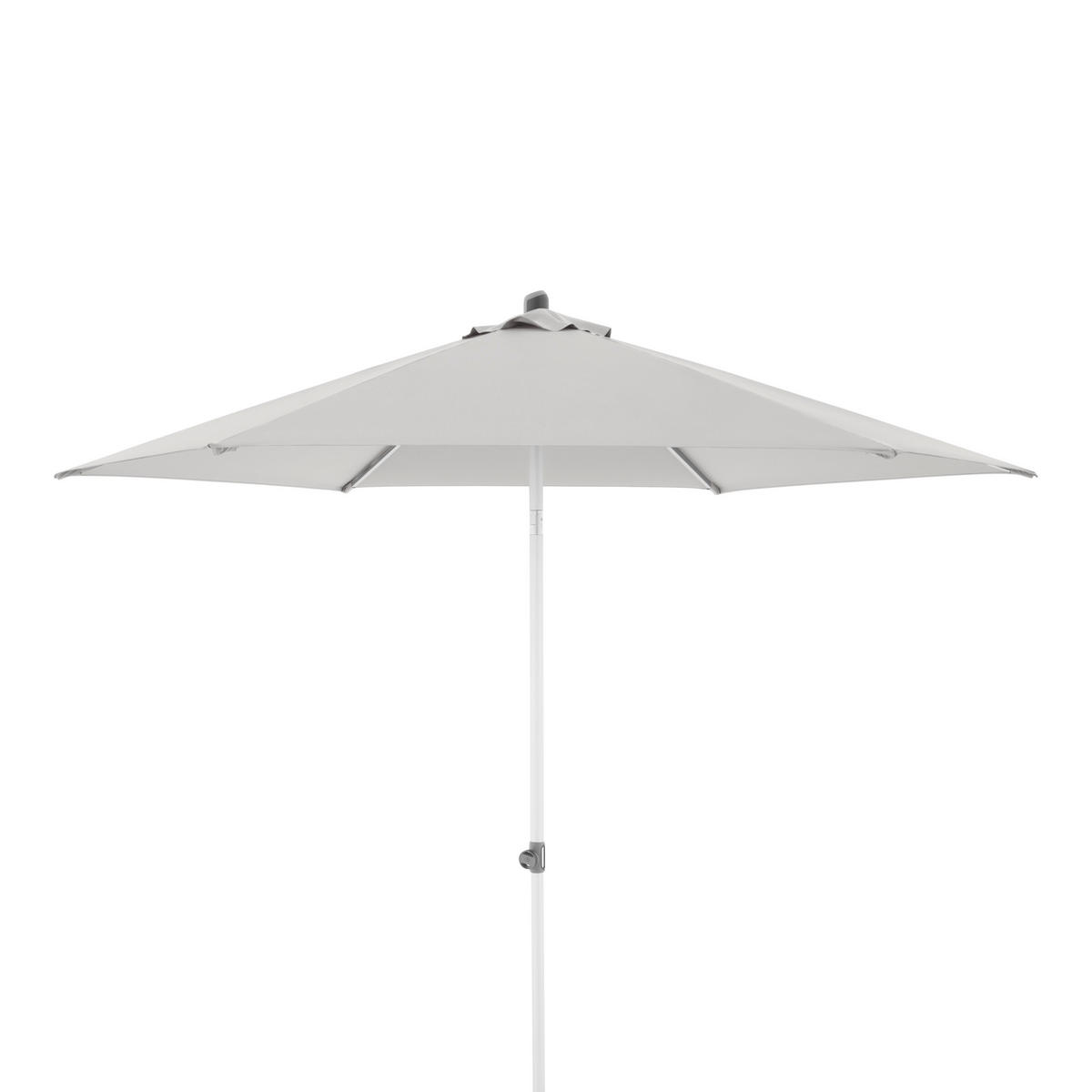 SONNENSCHIRM  270/270 cm  - Silberfarben/Hellgrau, Konventionell, Textil/Metall (270/270cm) - Doppler