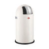 ABFALLSAMMLER PUSHBOY 50 L  - Sandfarben/Edelstahlfarben, KONVENTIONELL, Kunststoff/Metall (40/75,5cm) - Wesco