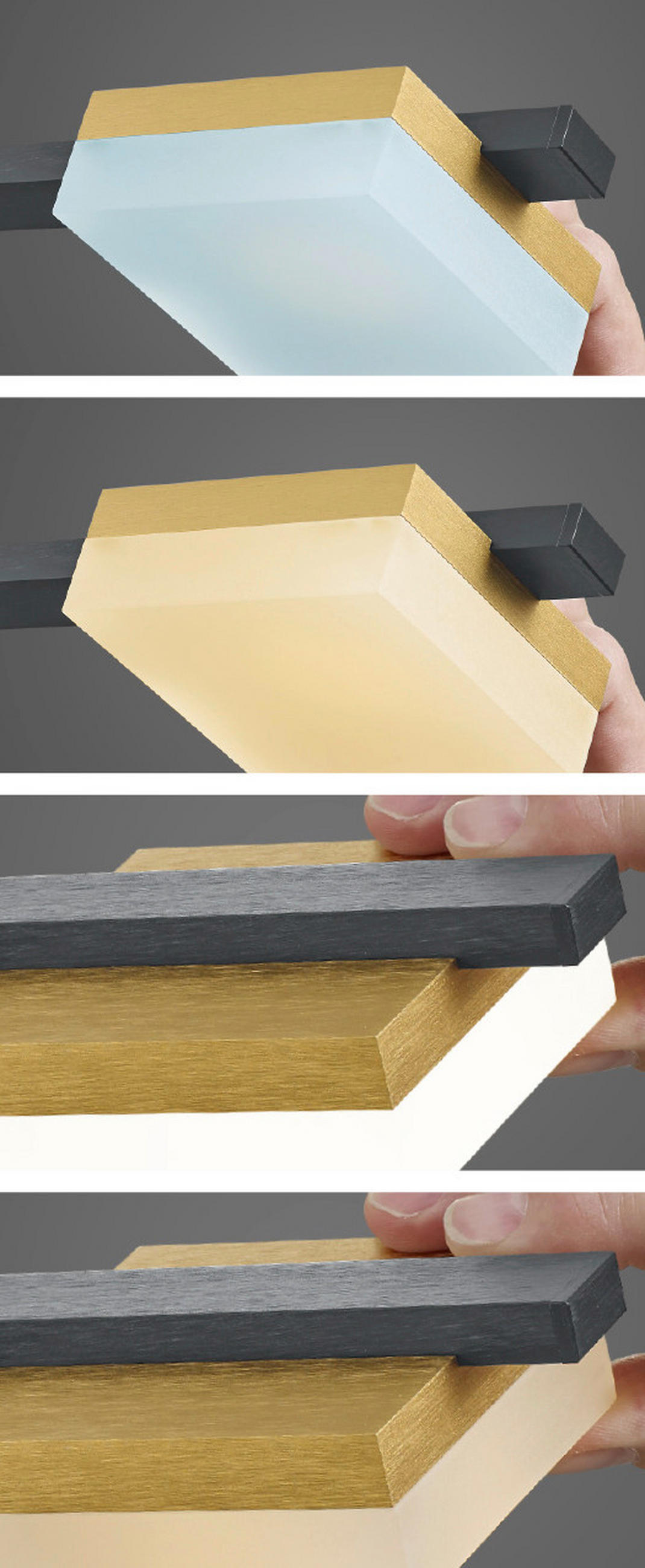 LED-HÄNGELEUCHTE  84/95-160 cm   - Schwarz/Alufarben, Design, Metall (84/95-160cm) - BOPP