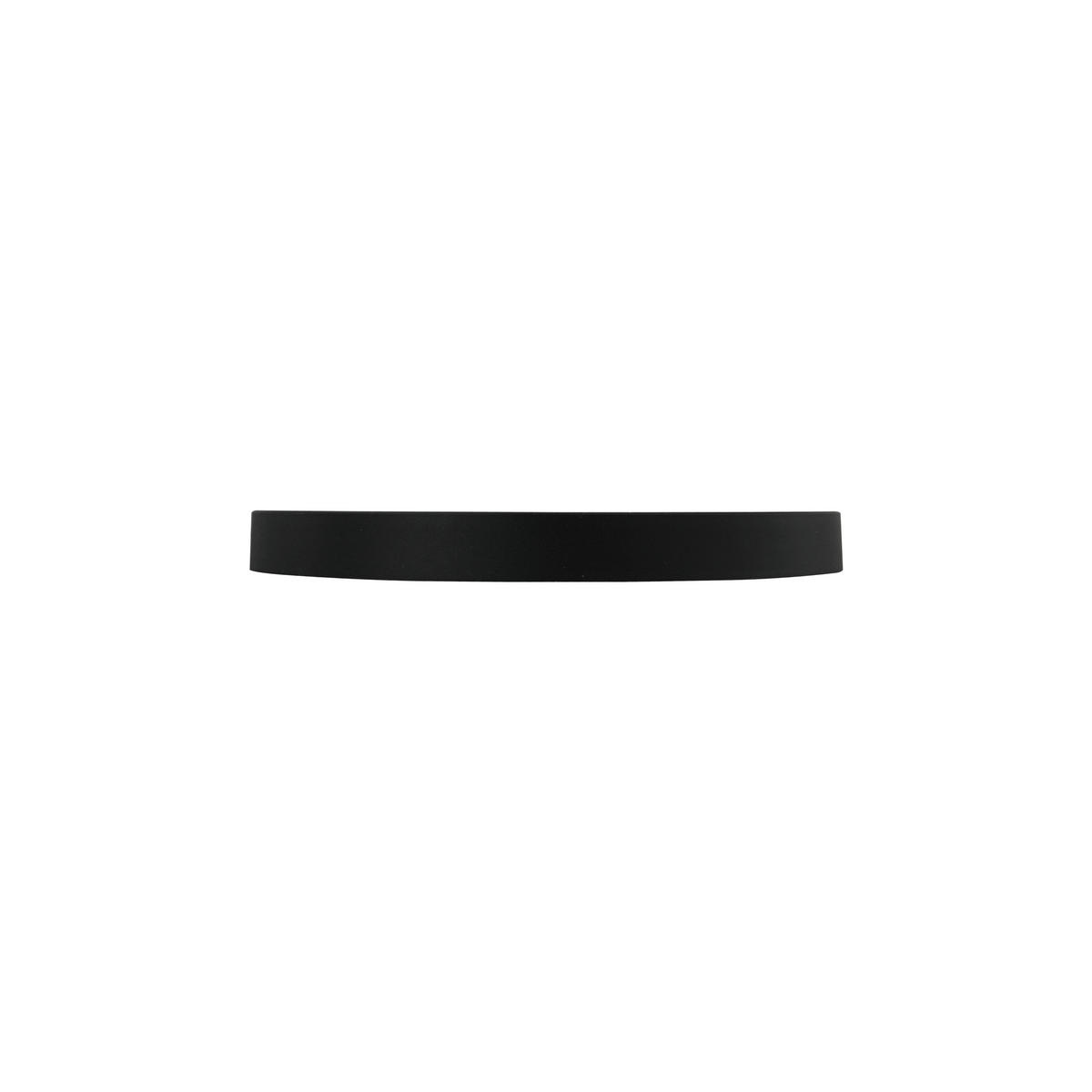 LED-DECKENLEUCHTE 17/1,7 cm   - Schwarz, KONVENTIONELL, Kunststoff (17/1,7cm)