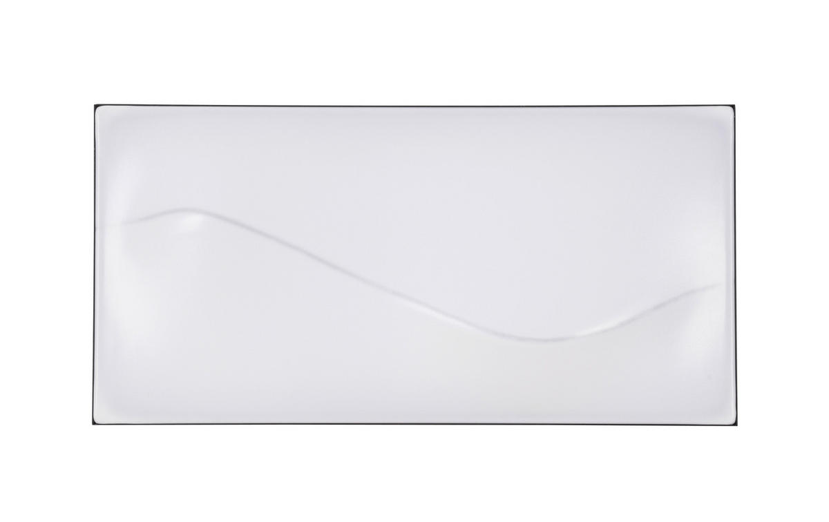 STROPNÍ LED SVÍTIDLO, 90/45/10,5 cm - černá, Design, kov/plast (90/45/10,5cm) - Novel