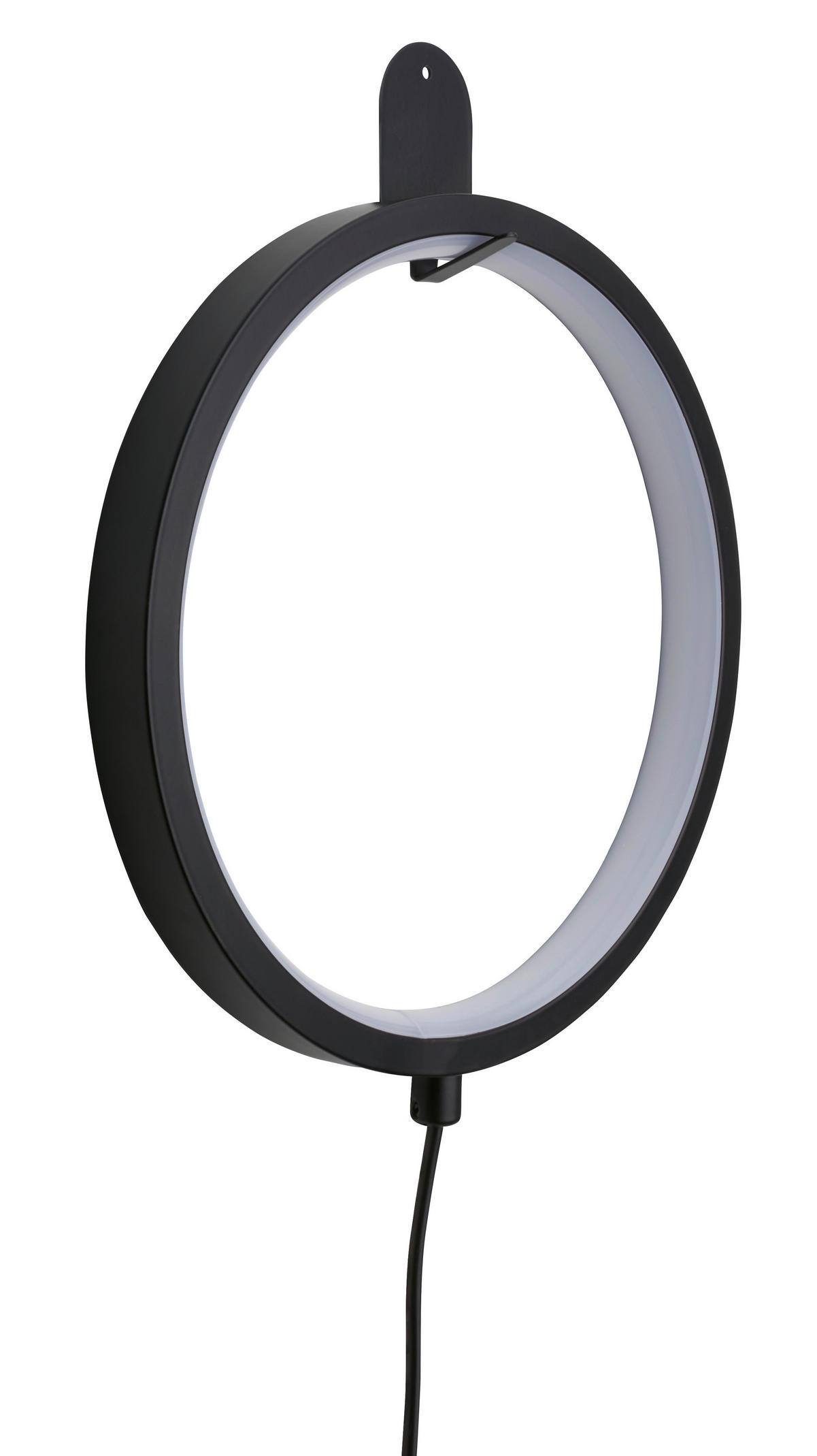 LED ASZTALI LÁMPA - fekete, Basics, műanyag/fém (20/20/2cm)