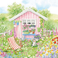 SERVIETTE    - Multicolor, Basics, Papier (17.5/17.5cm)