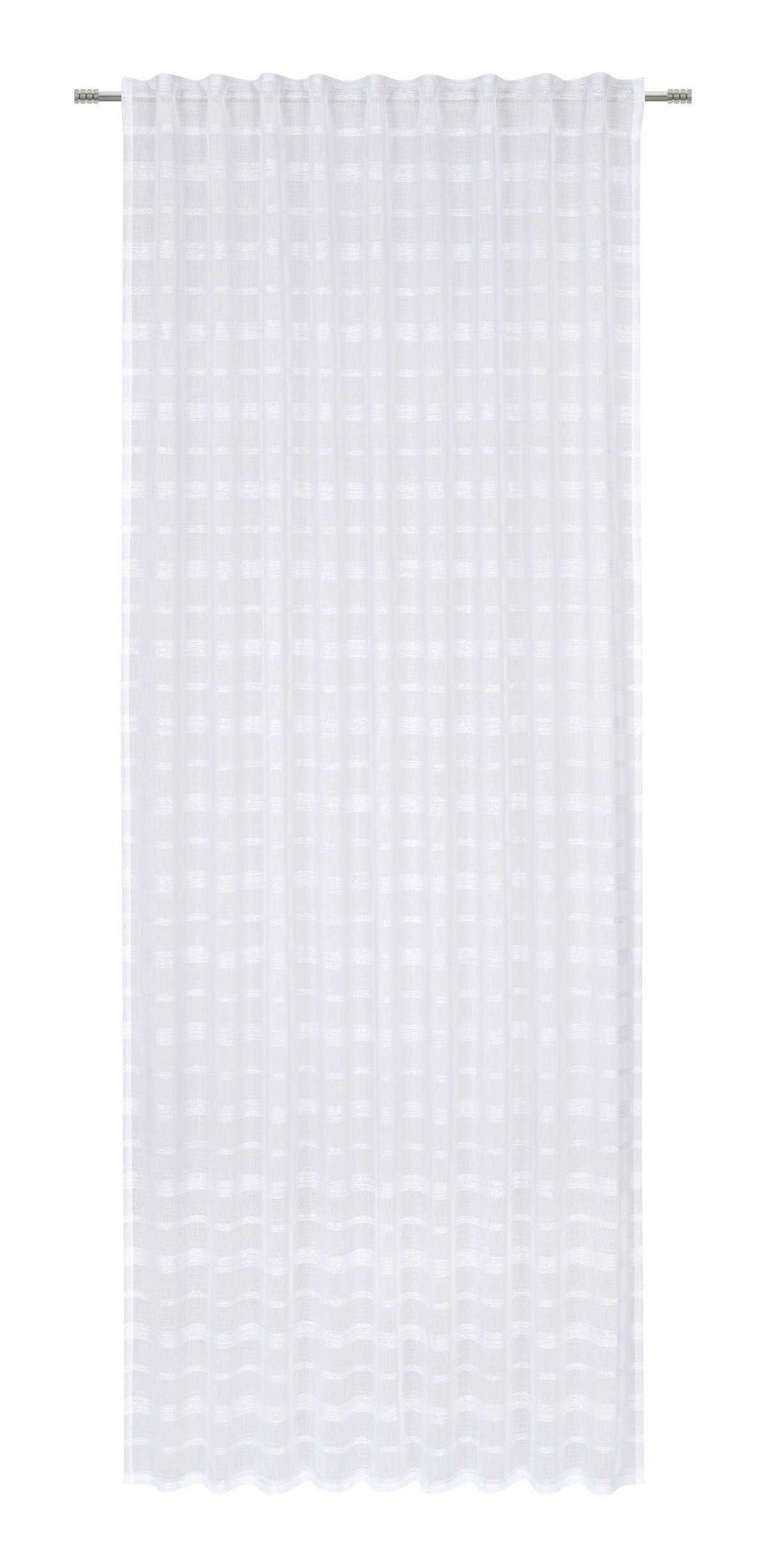 HOTOVÝ ZÁVĚS, poloprůhledné, 135/245 cm - bílá, Basics, textil (135/245cm) - Esposa