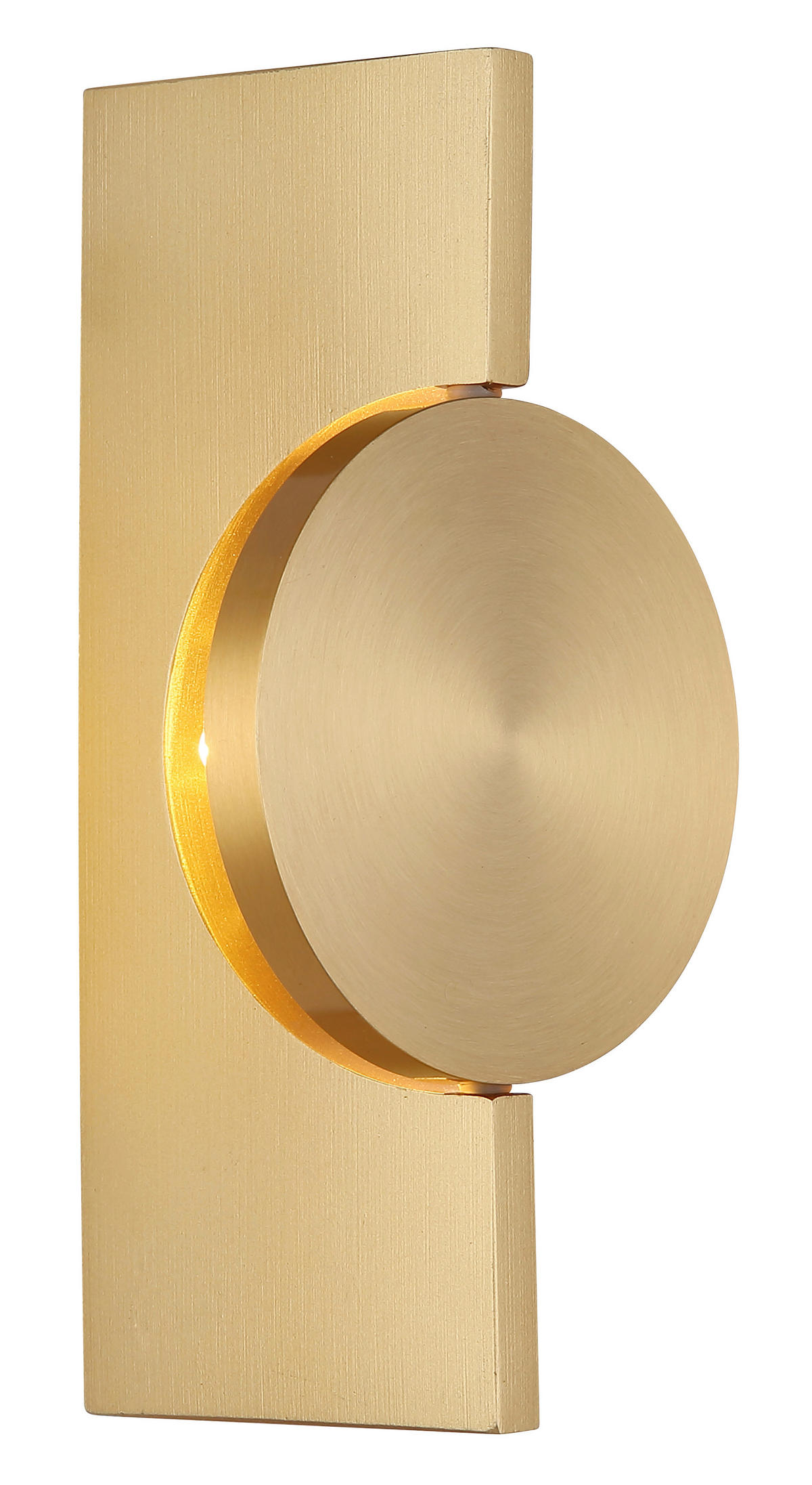 LED-WANDLEUCHTE Jasper 10/20 cm  - Messingfarben, Design, Metall (10/20cm) - Globo