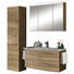 BADEZIMMER - Eichefarben/Weiß, KONVENTIONELL, Glas/Keramik (93cm) - Welnova BADEZIMMER - Eichefarben/Weiß, KONVENTIONELL, Glas/Keramik (93cm) - Welnova