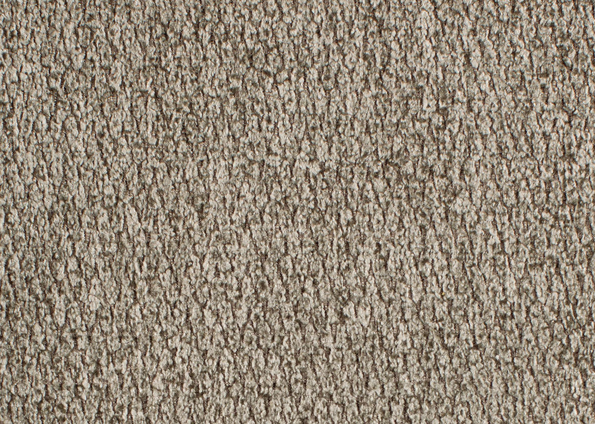 ECKSOFA in Chenille Hellbraun  - Hellbraun/Schwarz, Design, Textil/Metall (310/220cm) - Beldomo Style