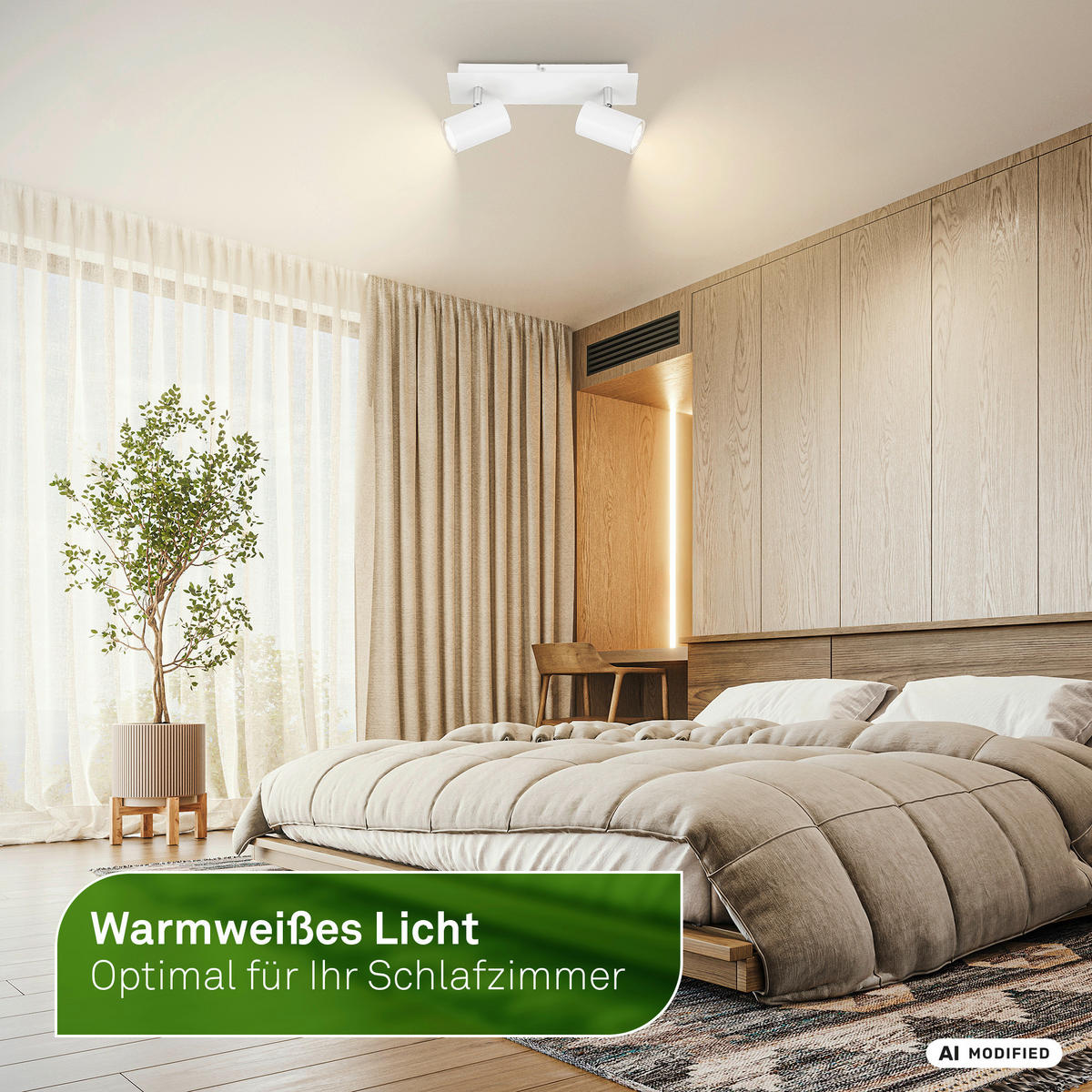LED-STRAHLER Isil A 29/8/12,3 cm   - Weiß, Basics, Metall (29/8/12,3cm) - Briloner