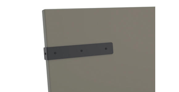 BETT 180/200 cm  in Grau, Grün  - Schwarz/Grau, Design, Holzwerkstoff/Metall (180/200cm) - Xora