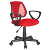 JUGENDDREHSTUHL Rot  - Rot/Schwarz, Basics, Kunststoff (58/75-92/45cm) - MID.YOU