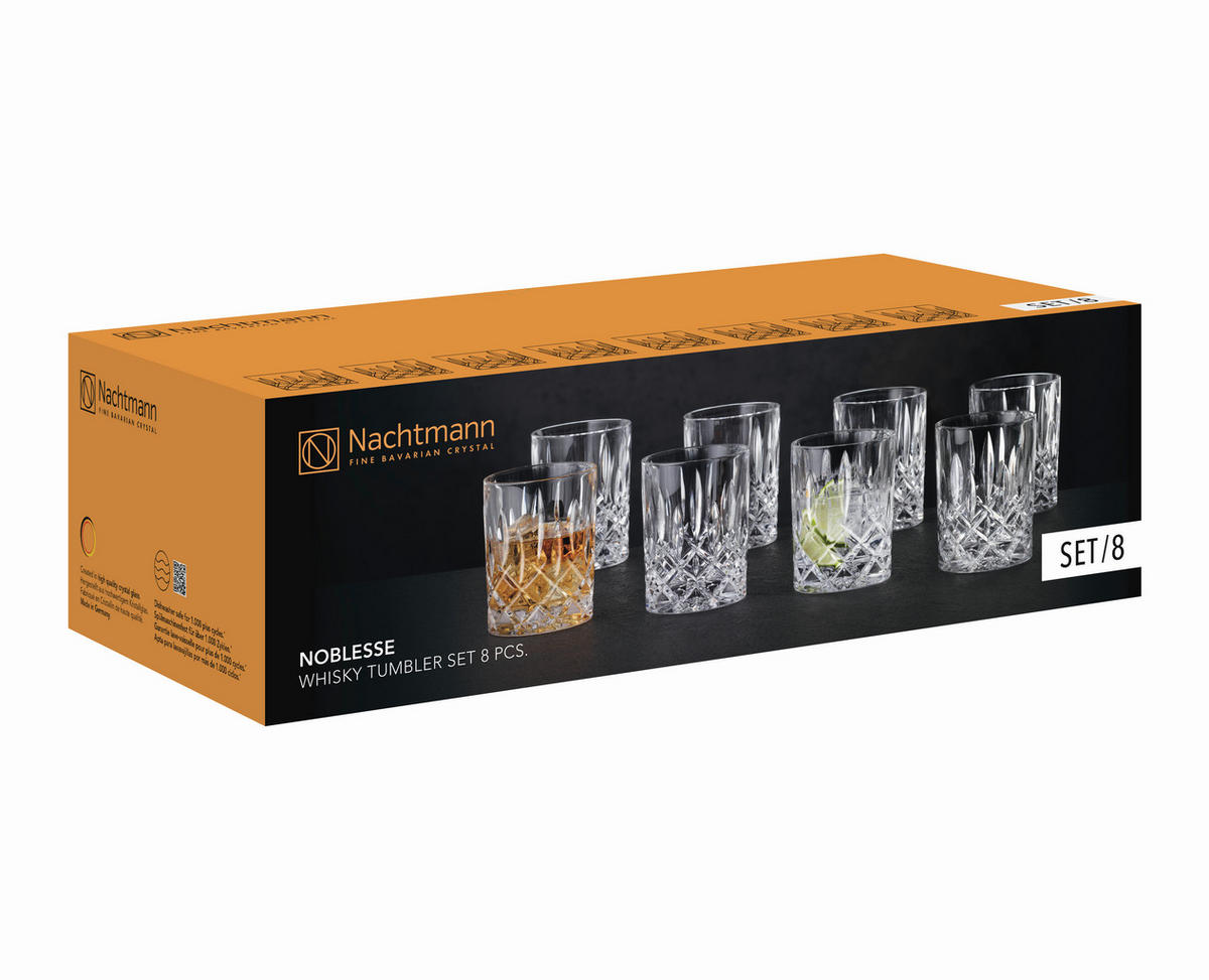 SET DE PAHARE 8 piese     - străveziu, Basics, sticlă - Nachtmann