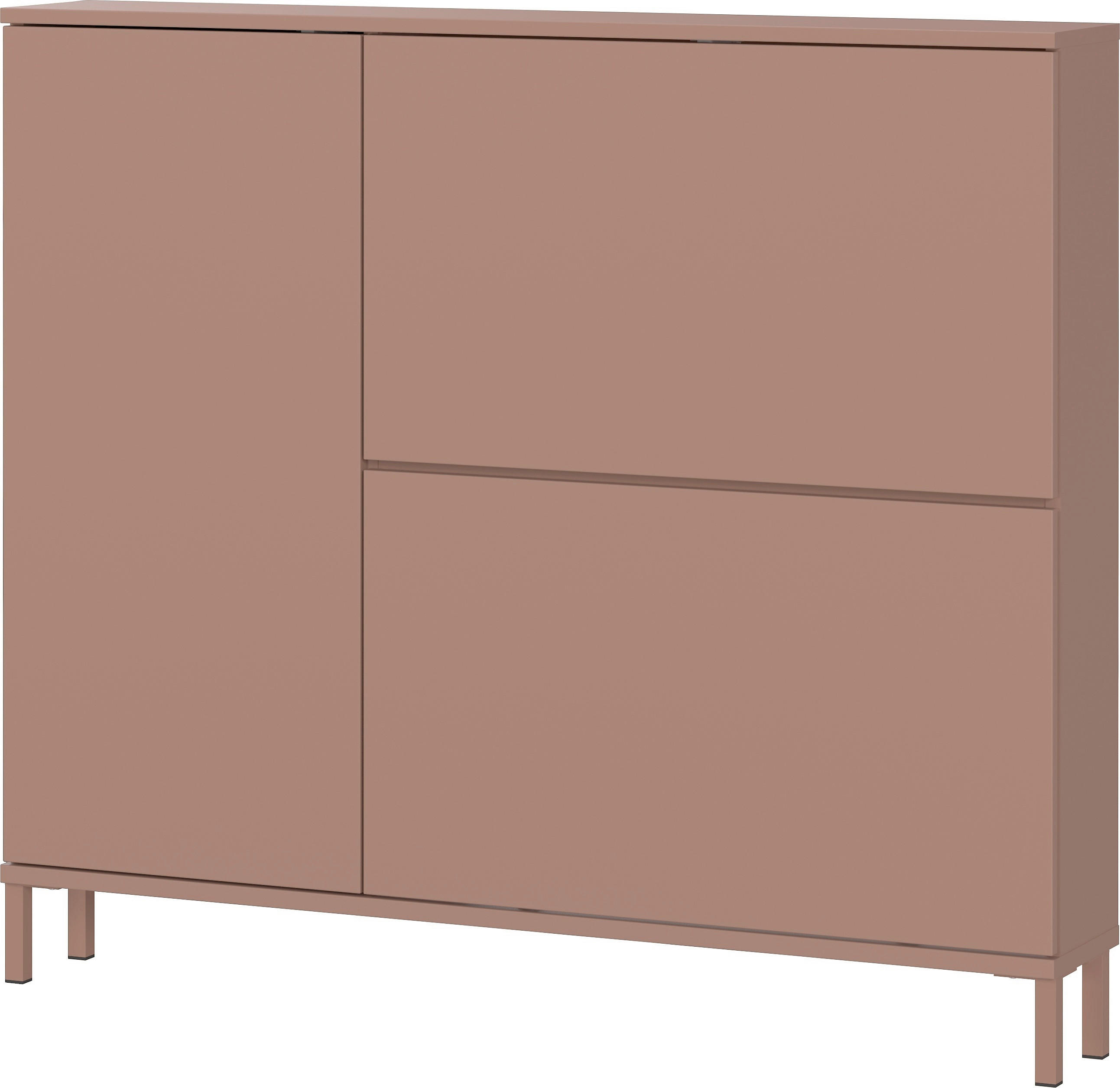 SCHUHSCHRANK Braun  - Braun, Design, Holzwerkstoff/Metall (110/99/19cm) - Germania