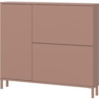 SCHUHSCHRANK Braun  - Braun, Design, Holzwerkstoff/Metall (110/99/19cm) - Germania