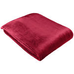 DECKE EMMA 140/190 cm  - Bordeaux, Basics, Textil (140/190cm) - Novel