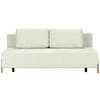 SCHLAFSOFA in Textil Weiss  - Weiss/Naturfarben, Design, Holz/Textil (211/88/102cm) - Niels Andersson