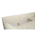 ECKSOFA Perlmutt Struktur  - Perlmutt/Schwarz, KONVENTIONELL, Textil/Metall (274/194cm) - Carryhome
