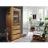 HIGHBOARD Kiefer massiv geölt, gebeizt Eichefarben - Eichefarben, KONVENTIONELL, Glas/Holz (62/150/42cm) - Linea Natura HIGHBOARD Kiefer massiv geölt, gebeizt Eichefarben - Eichefarben, KONVENTIONELL, Glas/Holz (62/150/42cm) - Linea Natura