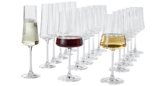 GLÄSERSET Bardolino  18-teilig  - Klar, KONVENTIONELL, Glas - Novel