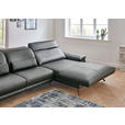 ECKSOFA  in Echtleder Hellbraun  193/328 cm  - Hellbraun/Schwarz, Design, Leder/Metall (193/328cm) - Dieter Knoll
