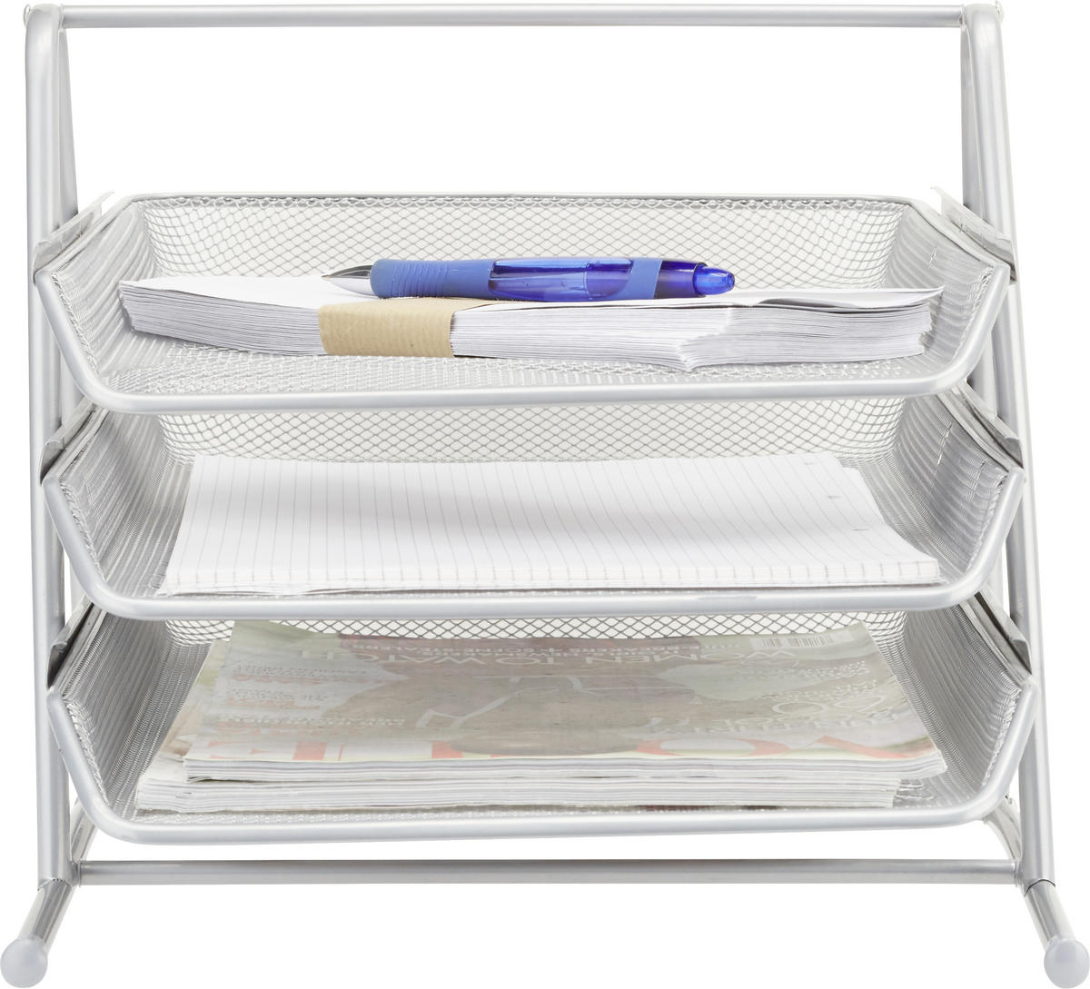 BREVKORG - silver, Basics, metall (35/27,5/29,5cm) - Carryhome