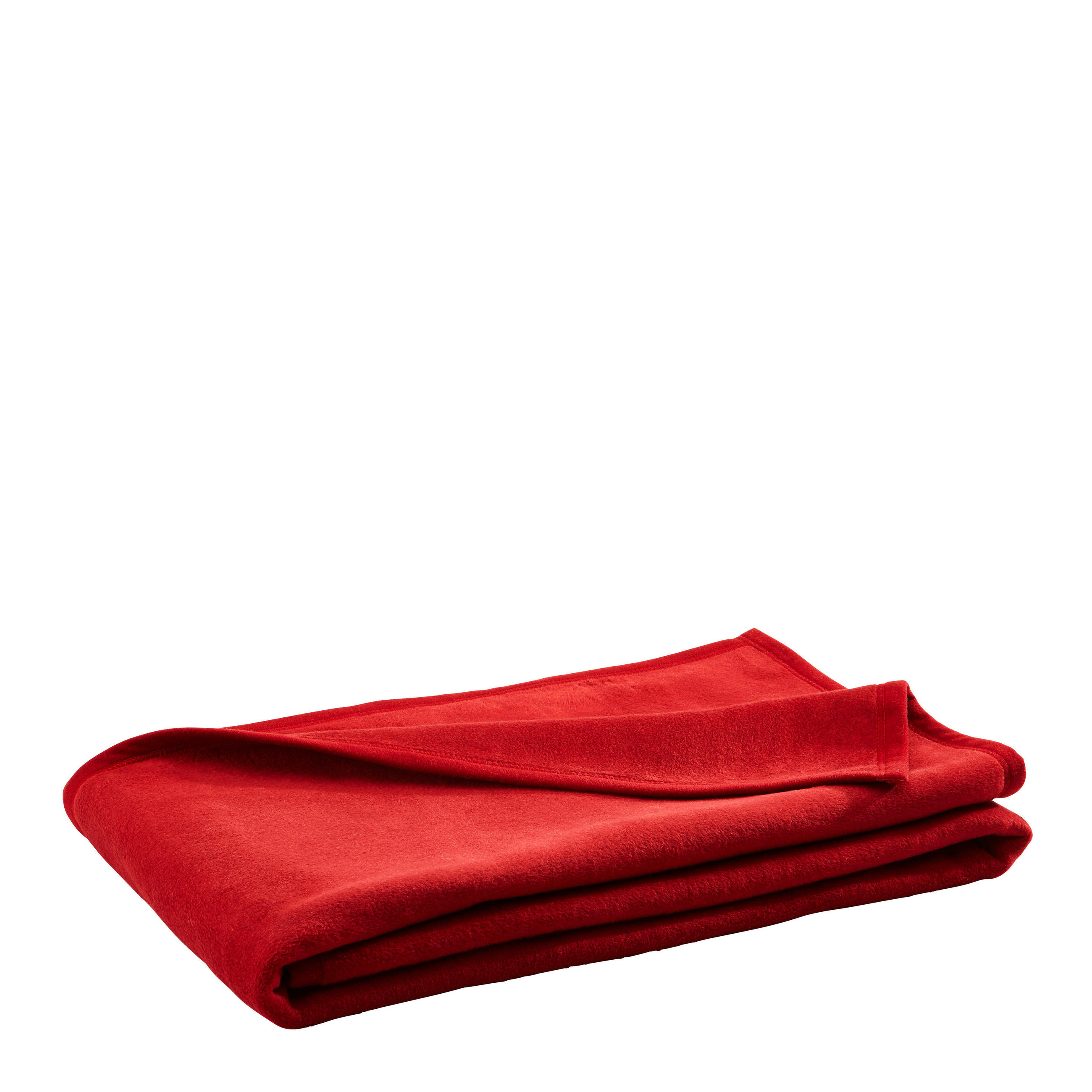 PLÉD 150/200 cm  - sötétvörös, Basics, textil (150/200cm) - Novel