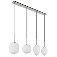 ZÁVĚSNÉ SVÍTIDLO, 110/18,5/120 cm  - černá/opál, Trend, kov/plast (110/18,5/120cm)