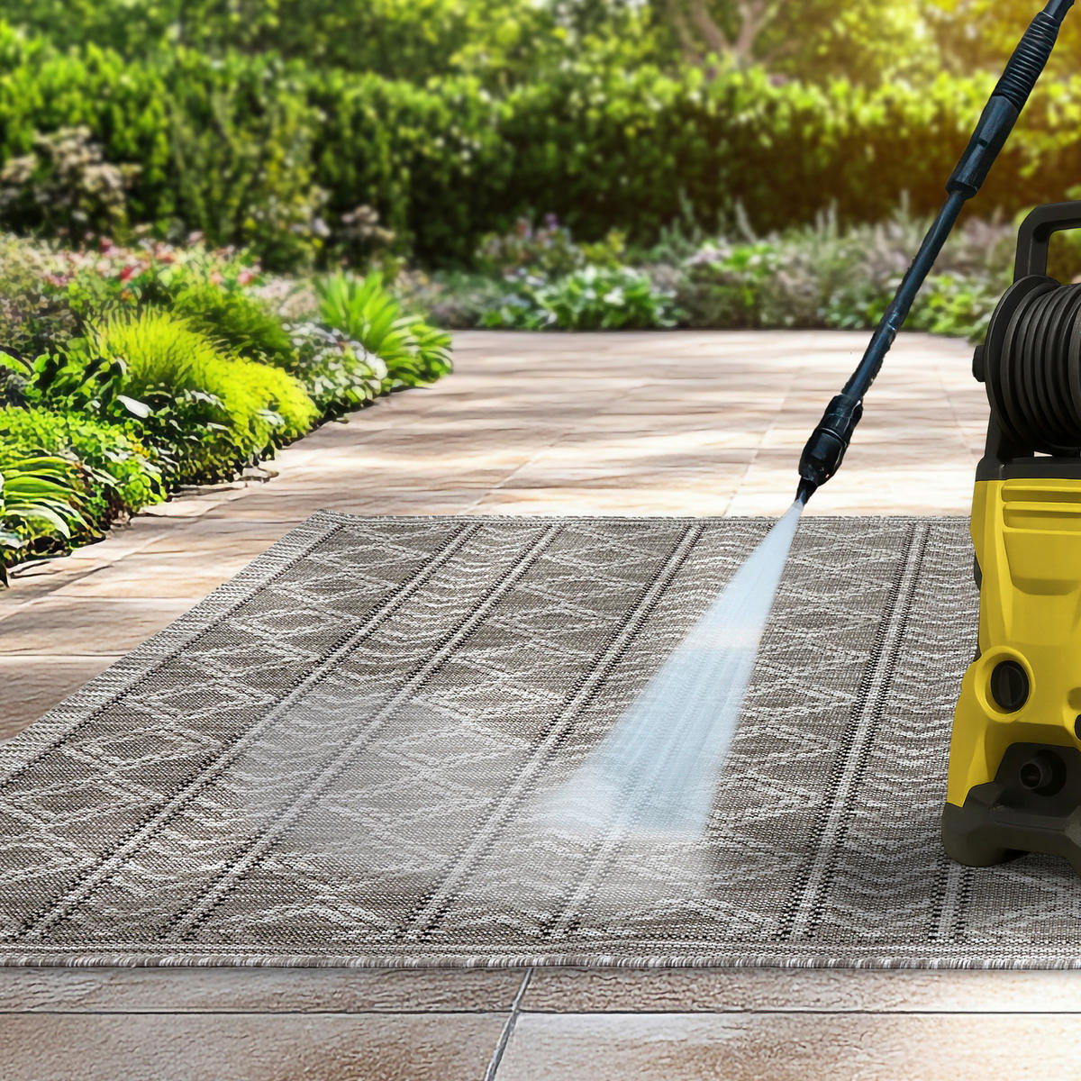 WEBTEPPICH 120/170 cm Sydney Grau rechteckig  - Grau, Basics, Kunststoff (120/170cm) - Novel