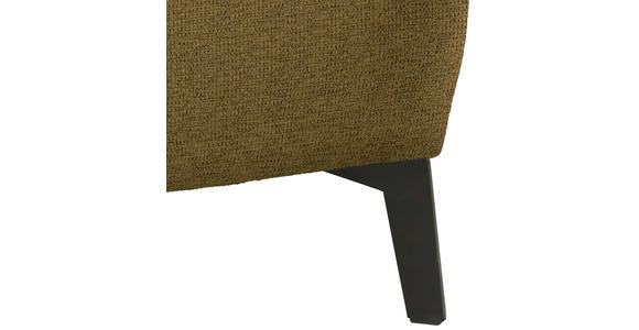 ECKSOFA  in Flachgewebe Khaki  285/190 cm  - Khaki/Schwarz, Design, Textil/Metall (285/190cm) - Johann Jakob