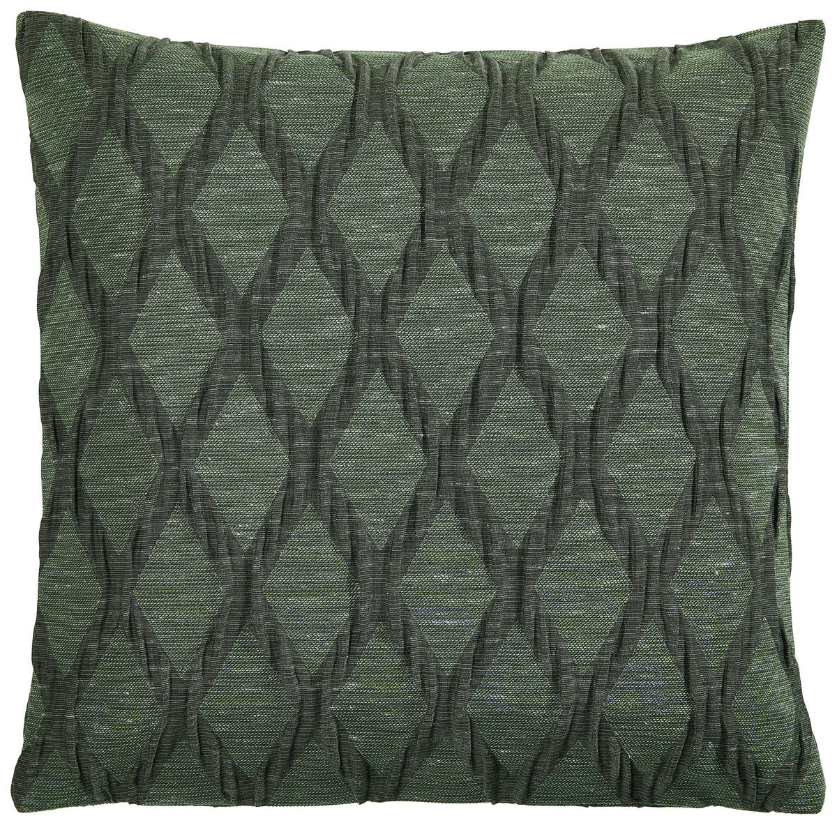 KISSENHÜLLE CALIDO 40/40 cm  - Dunkelgrün, Basics, Textil (40/40cm) - Dieter Knoll