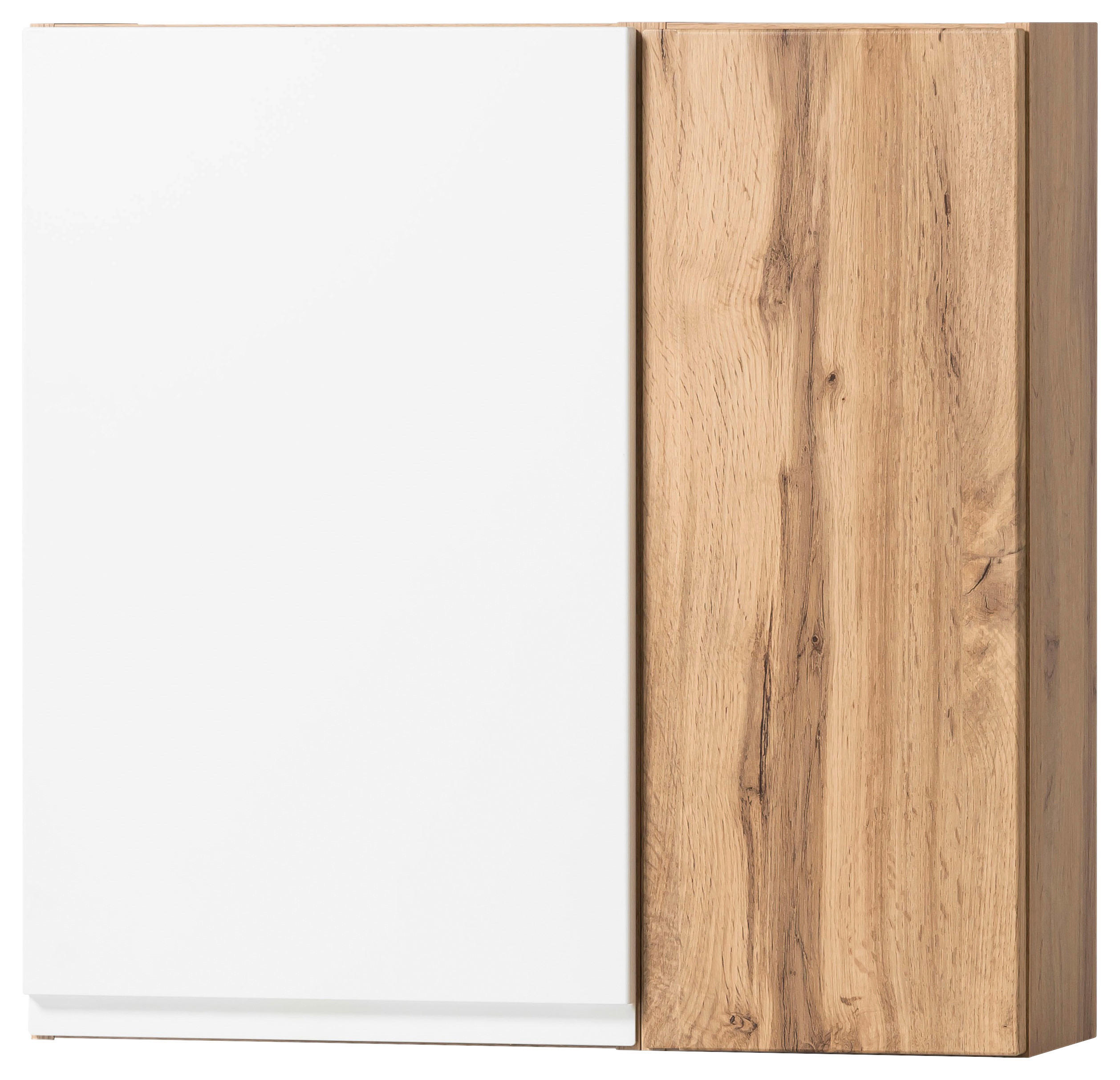 HÄNGESCHRANK 65/64/20 cm  - Weiss/Eiche Wotan, Modern, Holzwerkstoff (65/64/20cm) - Held