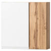 HÄNGESCHRANK 65/64/20 cm  - Weiss/Eiche Wotan, Modern, Holzwerkstoff (65/64/20cm) - Held