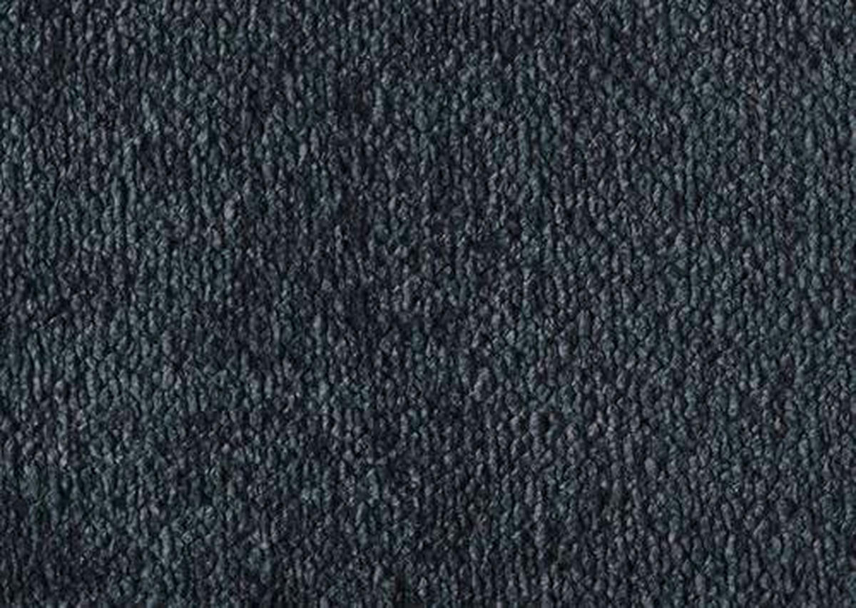 SESSEL Chenille, Mikrofaser Dunkelblau  - Schwarz/Dunkelblau, Design, Textil/Metall (68/78/76cm) - Johann Jakob
