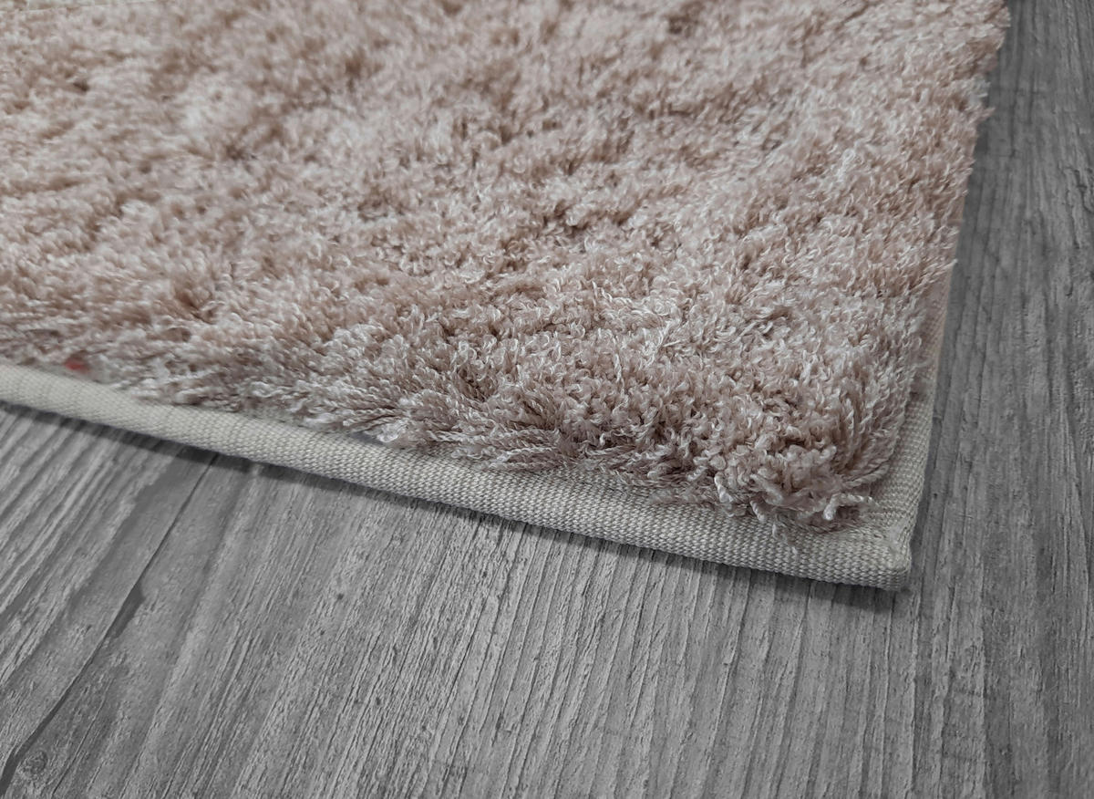 HOCHFLORTEPPICH 67/130 cm Salerno Hellbraun  - Hellbraun, Basics, Textil (67/130cm) - Novel